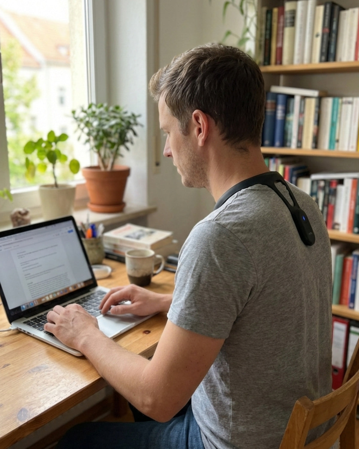 Verbessern Sie Ihre Haltung bei der Arbeit am Laptop