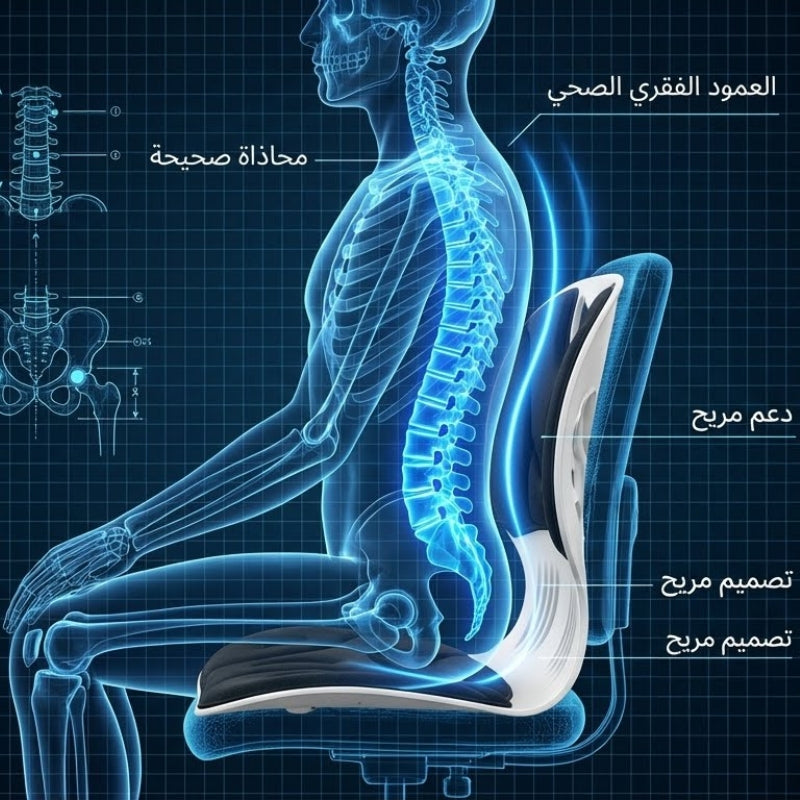 وداعًا لآلام الظهر أثناء الجلوس – راحة ملحوظة خلال أيام