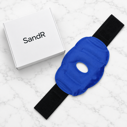 SandR Kühl- & Wärme-Kniebandage mit Gel-Kompression