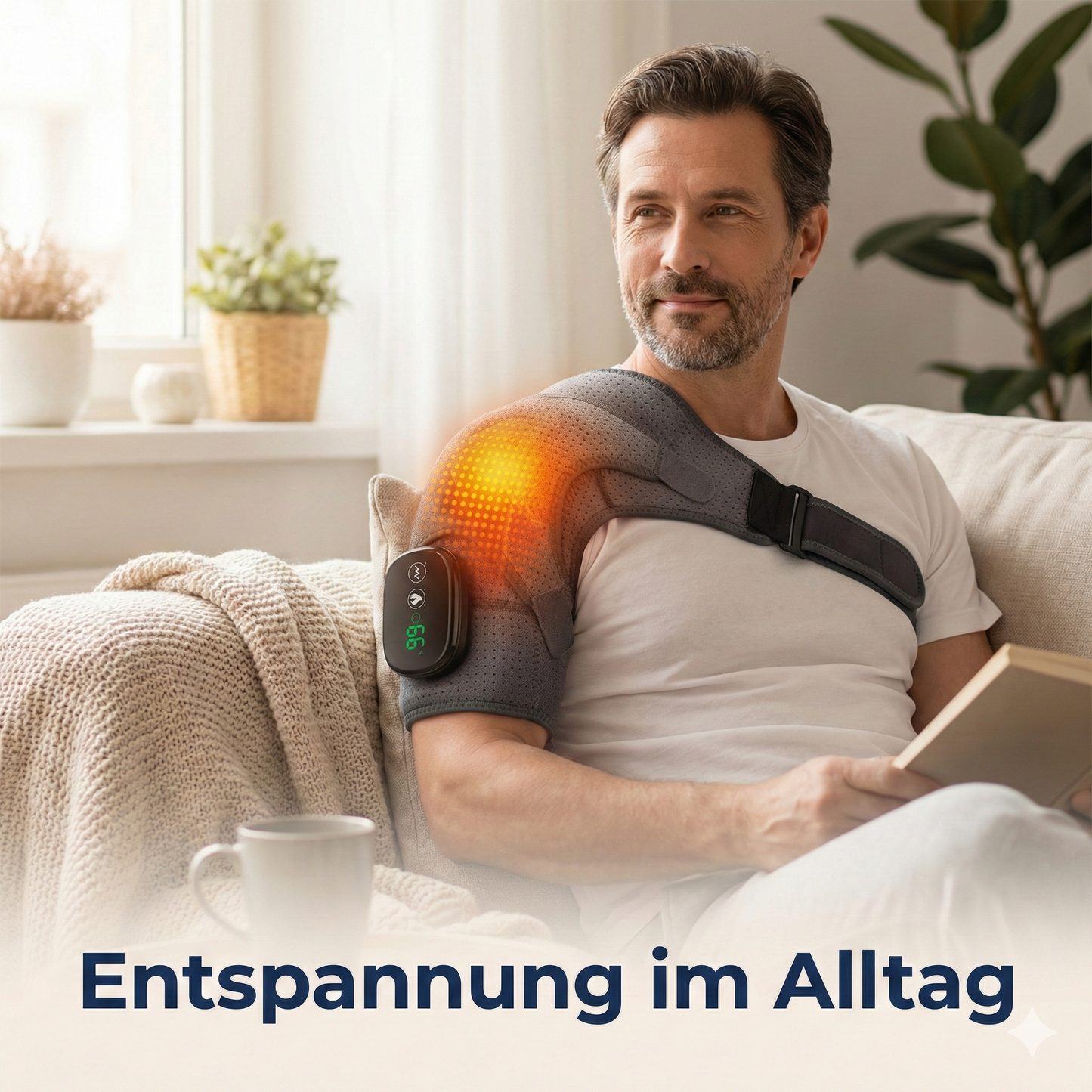 Wärme-Massage für die Schulter – Entspannung auf Knopfdruck
