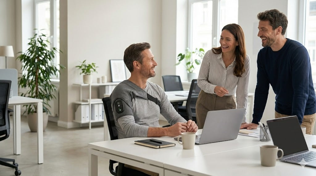 Wärme-Massage für die Schulter – Entspannung auf Knopfdruck